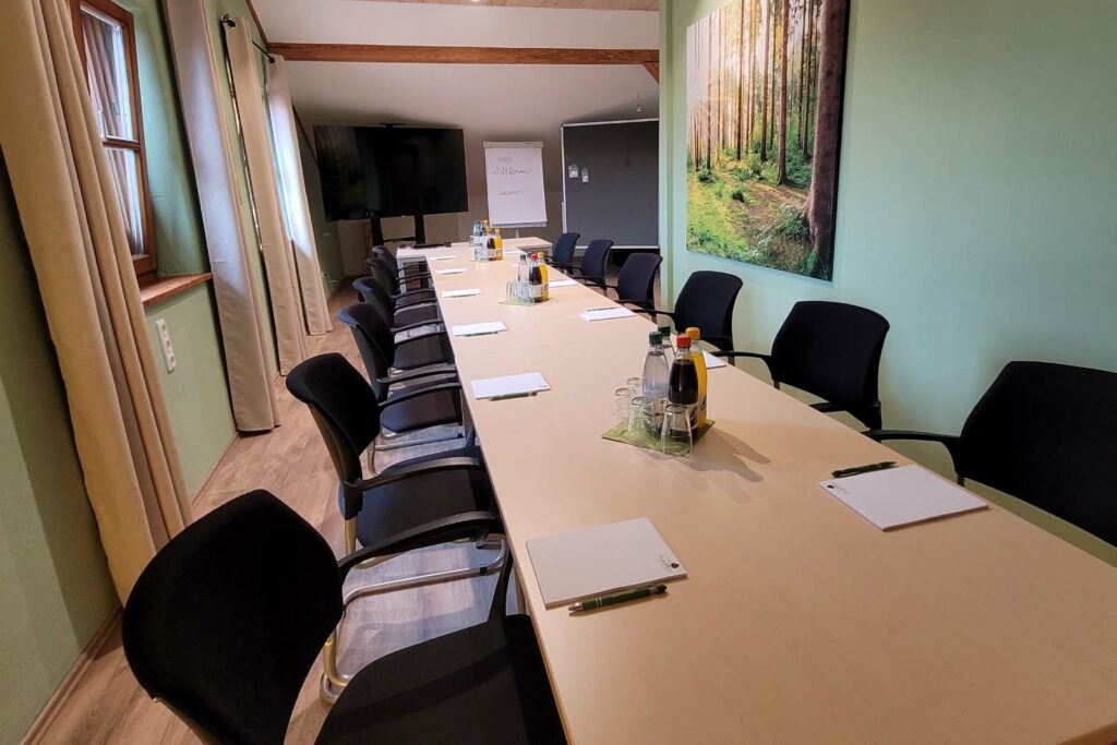 Einblick in den Tagungsraum des Landhotel Großeiberhof